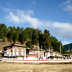 Kurje Lhakhang a very important monument in the history of Bhutan